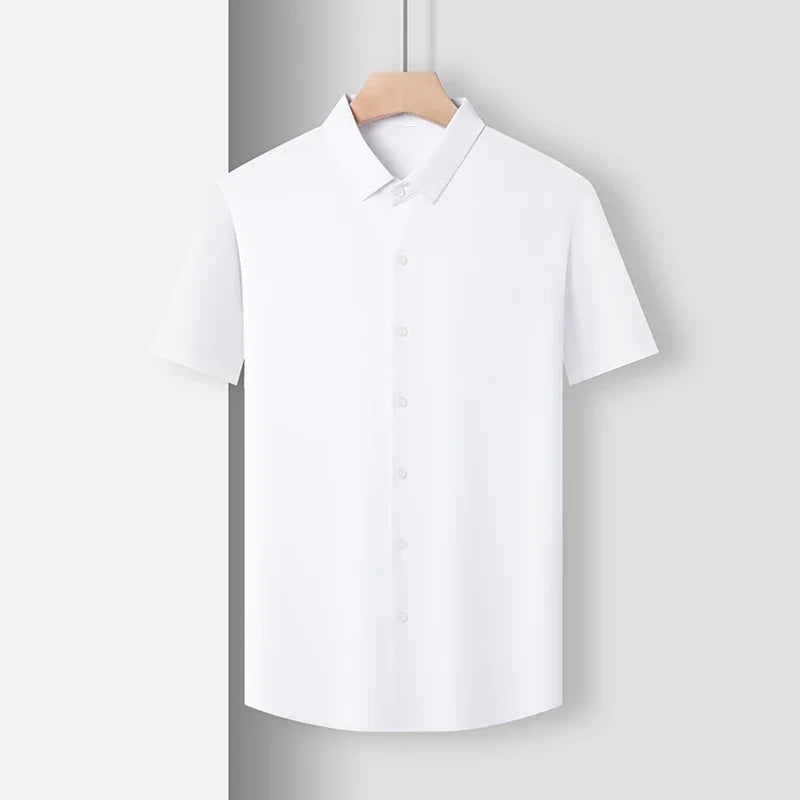 Men's Wrinkle-Free Short Sleeve Casual Shirt