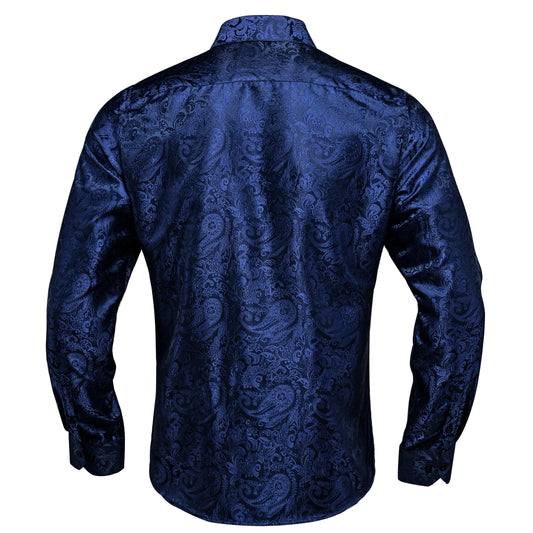 Men's Slim Fit Long Sleeve Dress Shirt