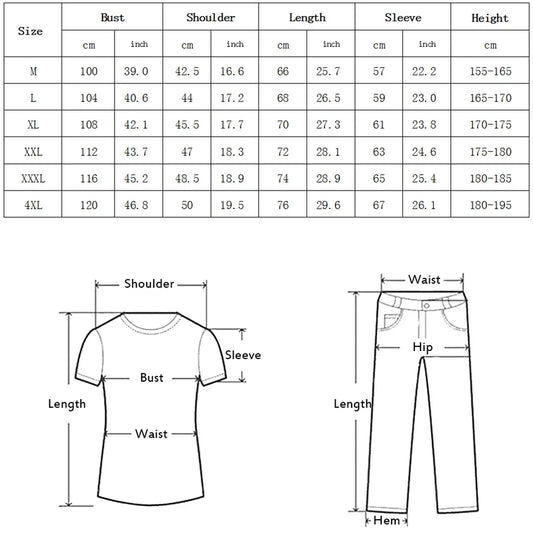 Men's Waffle Round Neck Long Sleeve T-Shirt 4XL
