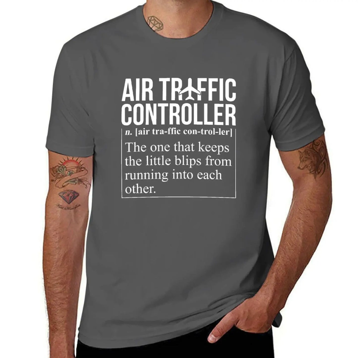 Men's Funny Traffic Controller T-Shirt