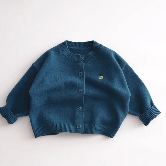 Kids Knit Single-Breasted Sweater 2-7 Years