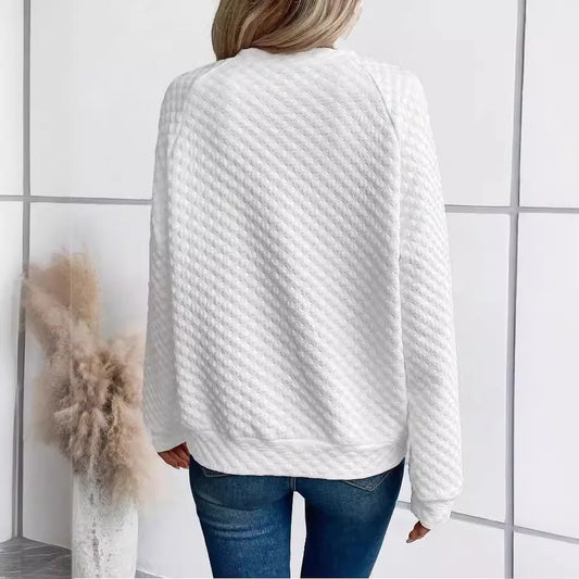Women's V-Neck Casual Loose Fit Pullover