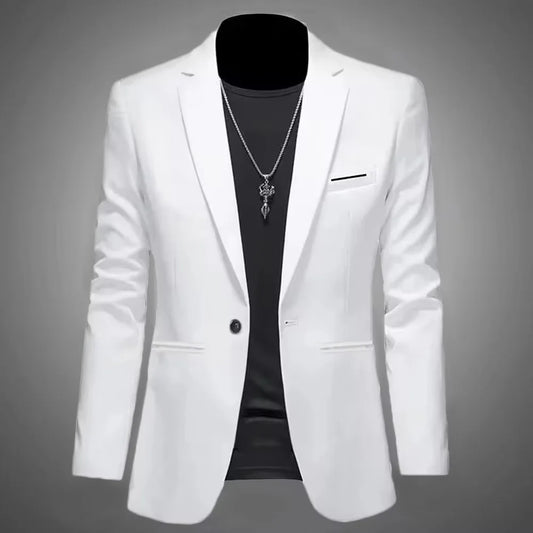 Men's Slim Fit Non-Iron Business Suit Jacket