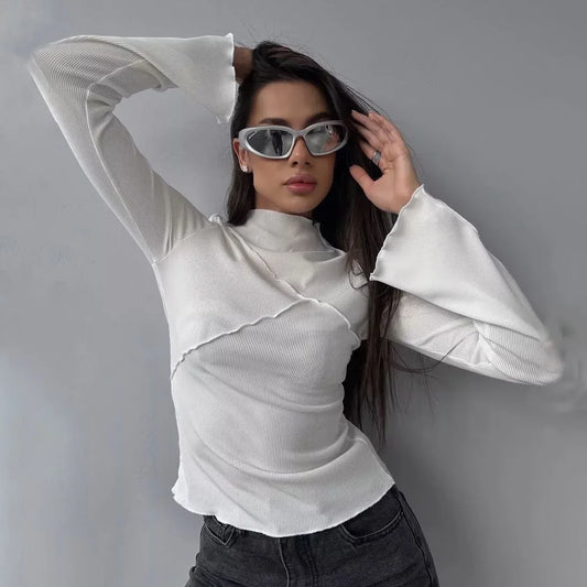 Women's Knit Flared Sleeve T-Shirt