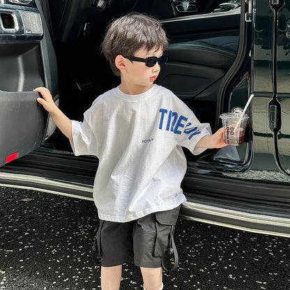 Summer Baby Boy Loose Top - Casual Kids T-Shirt