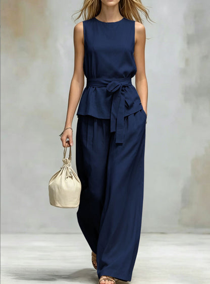 Women's Lace-Up Fashion Two-Piece Set