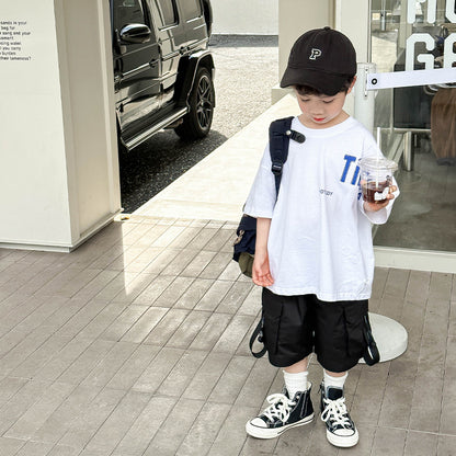 Summer Baby Boy Loose Top - Casual Kids T-Shirt