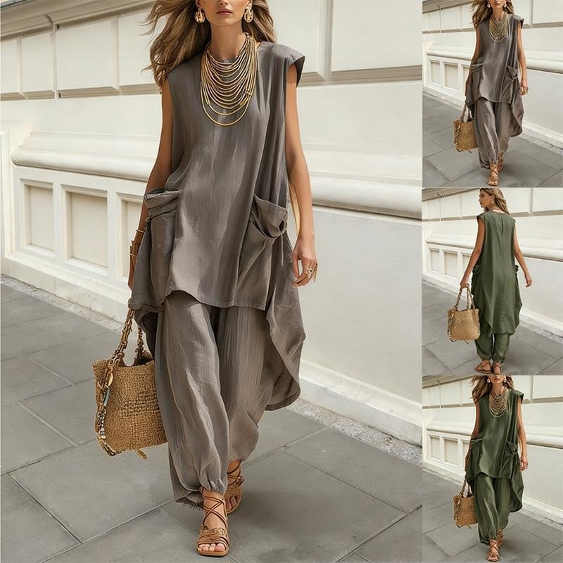 Women's Casual Resort-Style Two-Piece Set