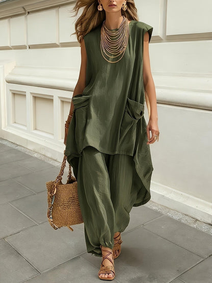 Women's Casual Resort-Style Two-Piece Set