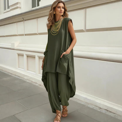 Women's Casual Resort-Style Two-Piece Set