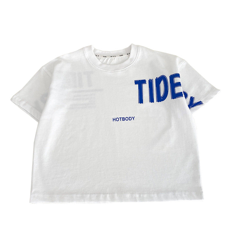 Summer Baby Boy Loose Top - Casual Kids T-Shirt