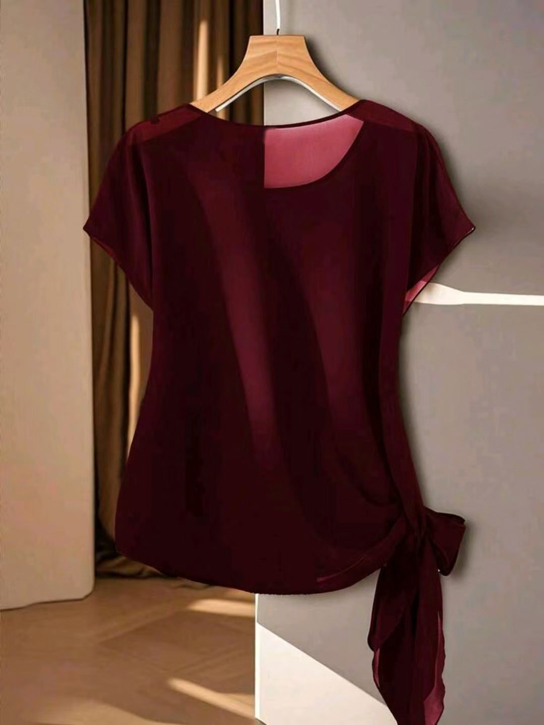 Yay Yeni Yüngül Qadın "Crew-Neck" T-shirt