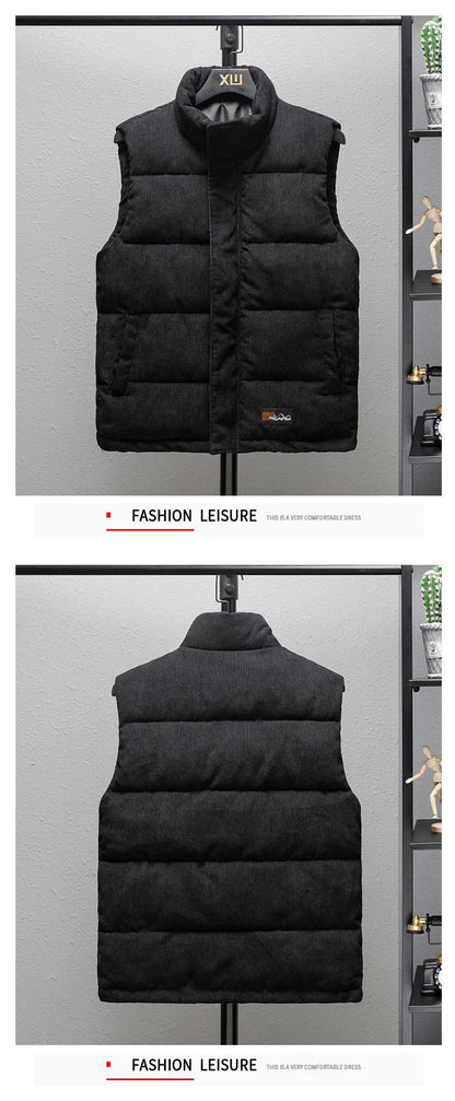 Men's Vest Jacket - Warm Sleeveless Waistcoat