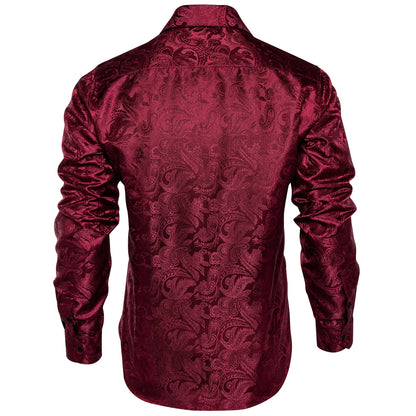 Men's Slim Fit Long Sleeve Dress Shirt