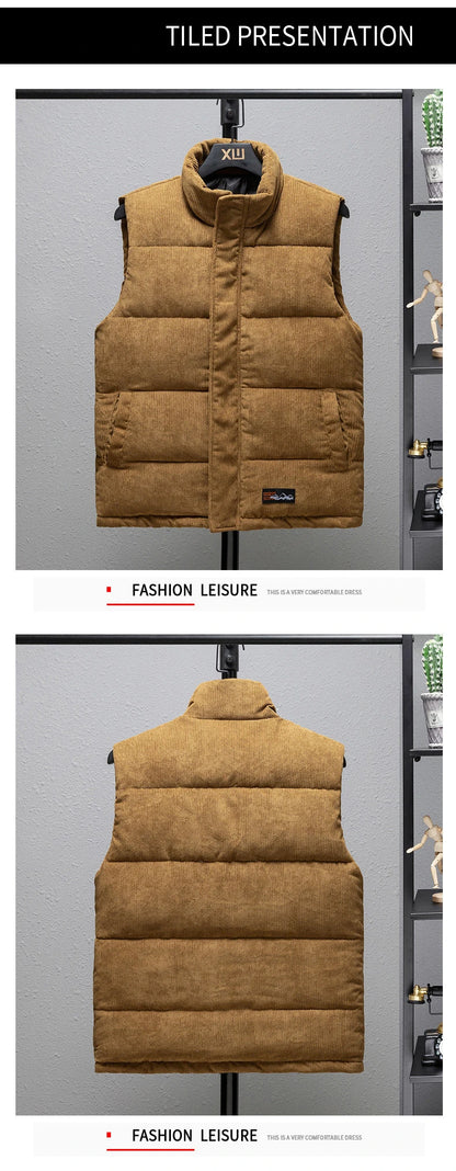 Men's Vest Jacket - Warm Sleeveless Waistcoat