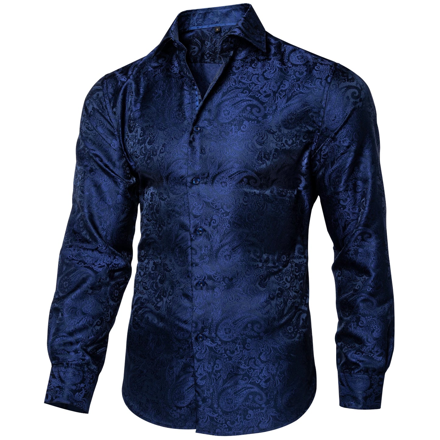 Men's Slim Fit Long Sleeve Dress Shirt