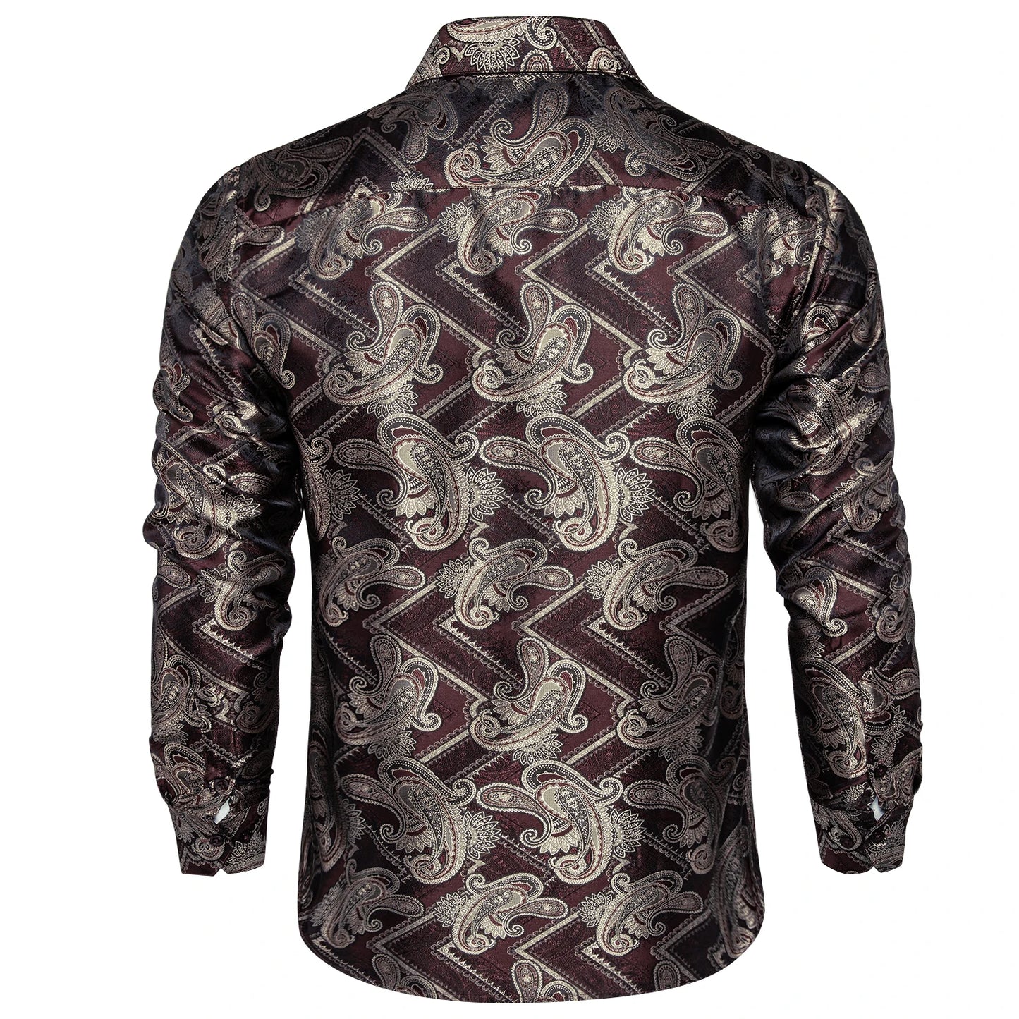 Men's Slim Fit Long Sleeve Dress Shirt