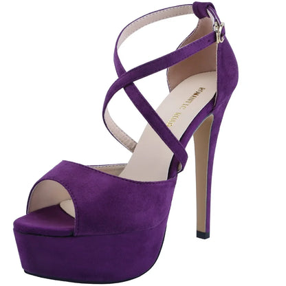 Women Sandals 2026 Platform High Heels 14CM