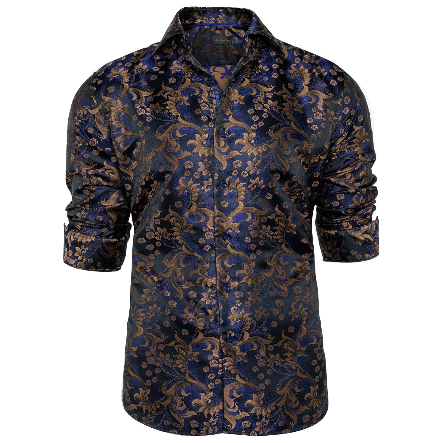 Men's Slim Fit Long Sleeve Dress Shirt