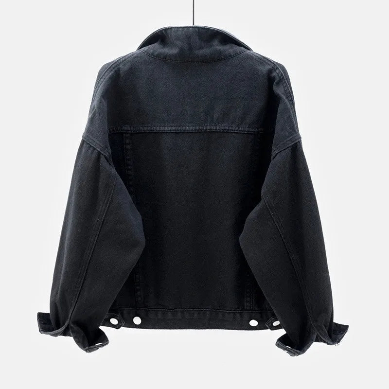 Women's Colorful Denim Jacket Spring