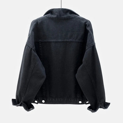 Women's Colorful Denim Jacket Spring