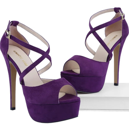 Women Sandals 2026 Platform High Heels 14CM