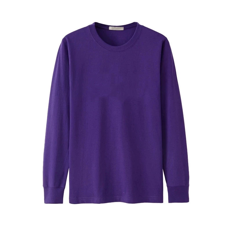 Men's Cotton Long Sleeve T-Shirt 5XL-8XL