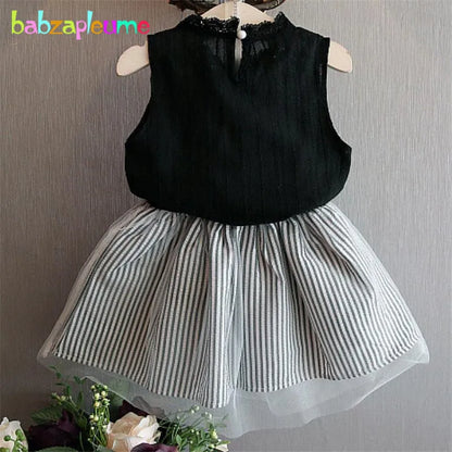 Kids Girls' Vest & Skirt 2-Piece Set 0-7 Years