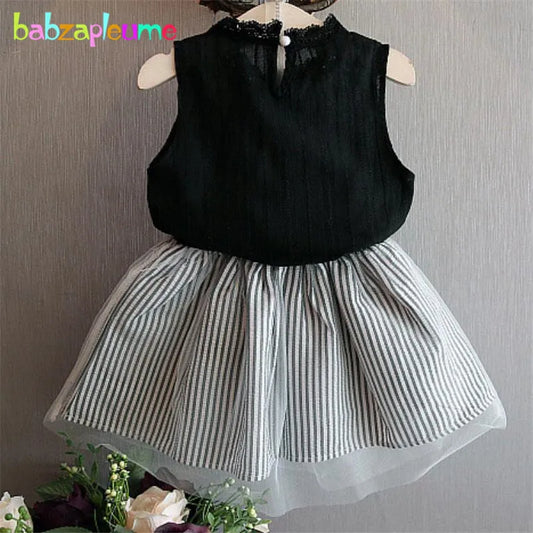 Kids Girls' Vest & Skirt 2-Piece Set 0-7 Years