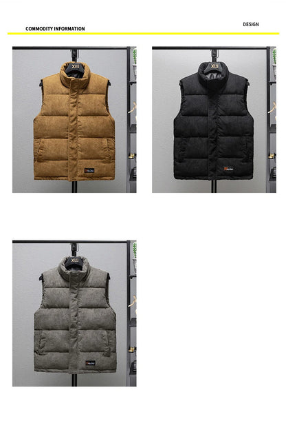 Men's Vest Jacket - Warm Sleeveless Waistcoat