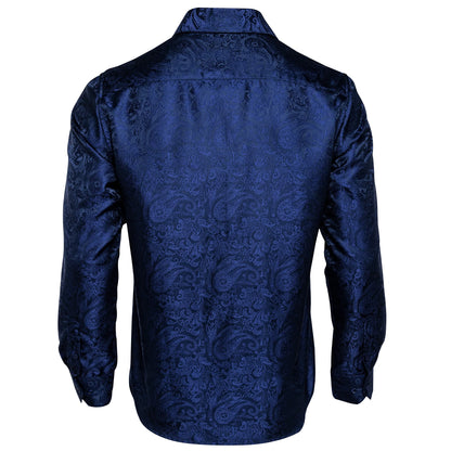 Men's Slim Fit Long Sleeve Dress Shirt