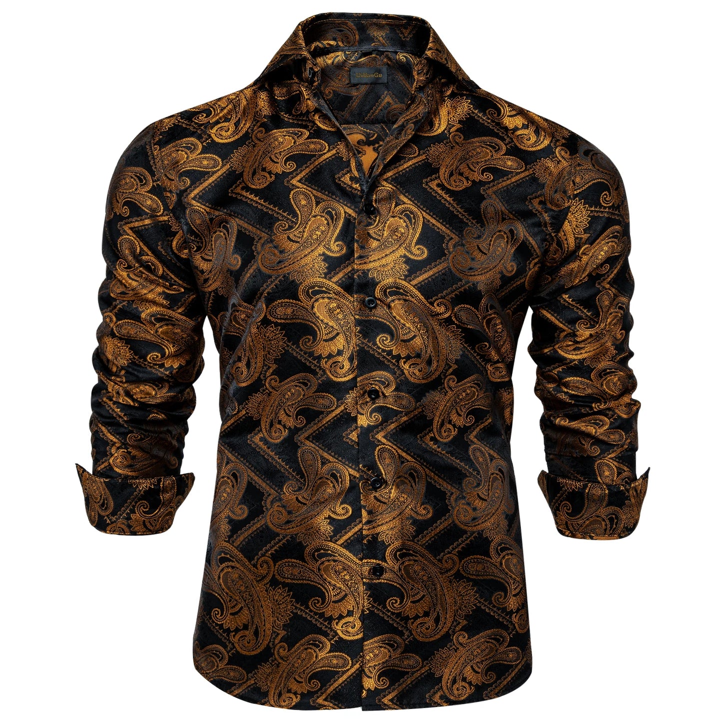 Men's Slim Fit Long Sleeve Dress Shirt