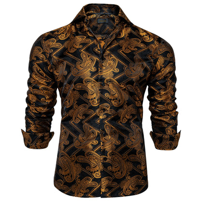 Men's Slim Fit Long Sleeve Dress Shirt