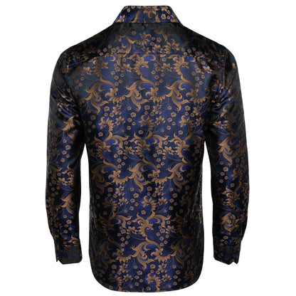 Men's Slim Fit Long Sleeve Dress Shirt