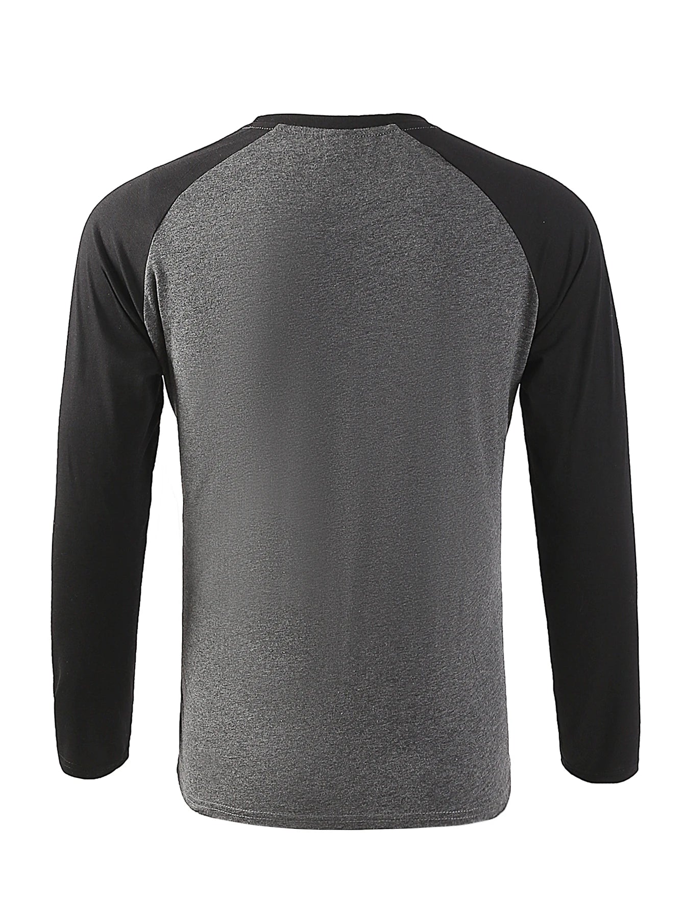 Men's T-shirts Long Sleeve O-neck Pactwork Casual Raglan Sleeves Color Matching for Men New Spring Autumn Tees Men Clothing Top
