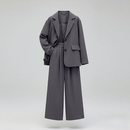 Teen Girls' School Blazer & Trousers Set 5-13Y