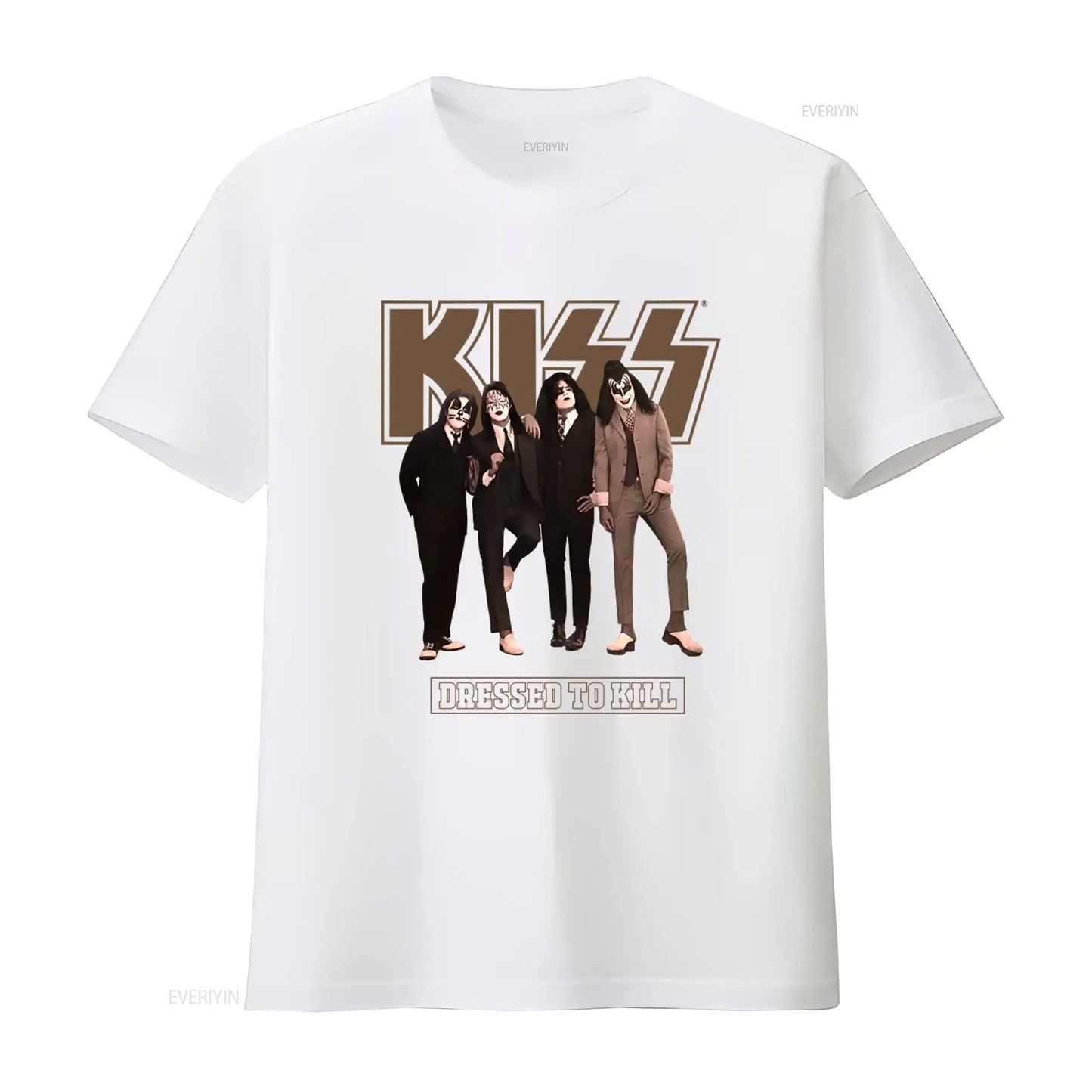 Kiss Band Vintage Washed Men's T-Shirt