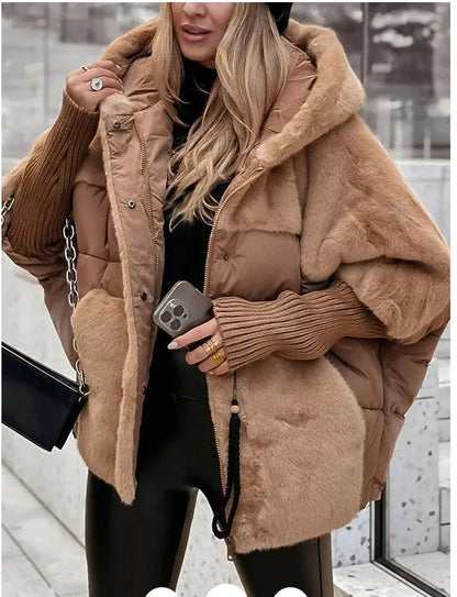 Winter Jacket Women 2026 Loose New Down Jacket Hooded
