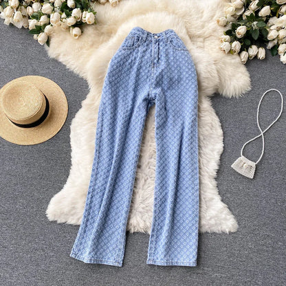 Ripped Jeans Women Casual Streetwear Spring Autumn High Waist