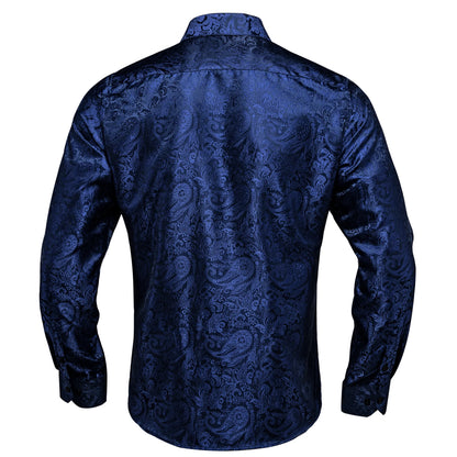Men's Slim Fit Long Sleeve Dress Shirt