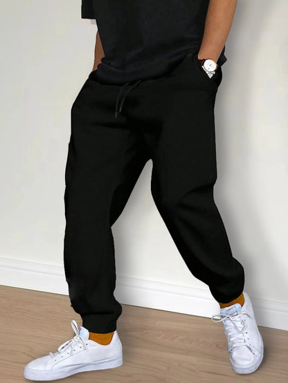 Men's Casual Fleece Sweatpants - Jogger Sports Trousers
