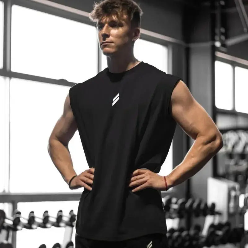 Qolsuz T-shirt Kişilər üçün Tez quruyan Fitnes Bodibildinq Köynək Kişi Moda Basketbol Jilet Tor Nəfəs ala bilən Yay İdman Zalı Maykası Kişilər üçün