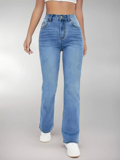 New Women's Hot Jeans Slimming European High Waist