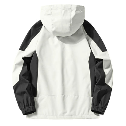 Hooded Ski Jacket - Windproof Winter Sports Coat
