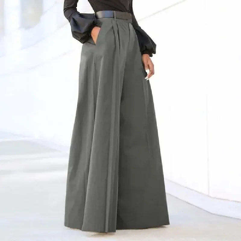 Wide Leg Pants Women Palazzo Summer Printed Linen