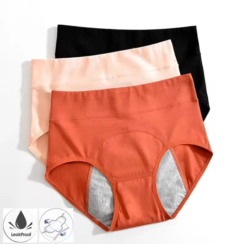 Panties For Menstruation - Cotton Menstrual High Waist Period Underwear