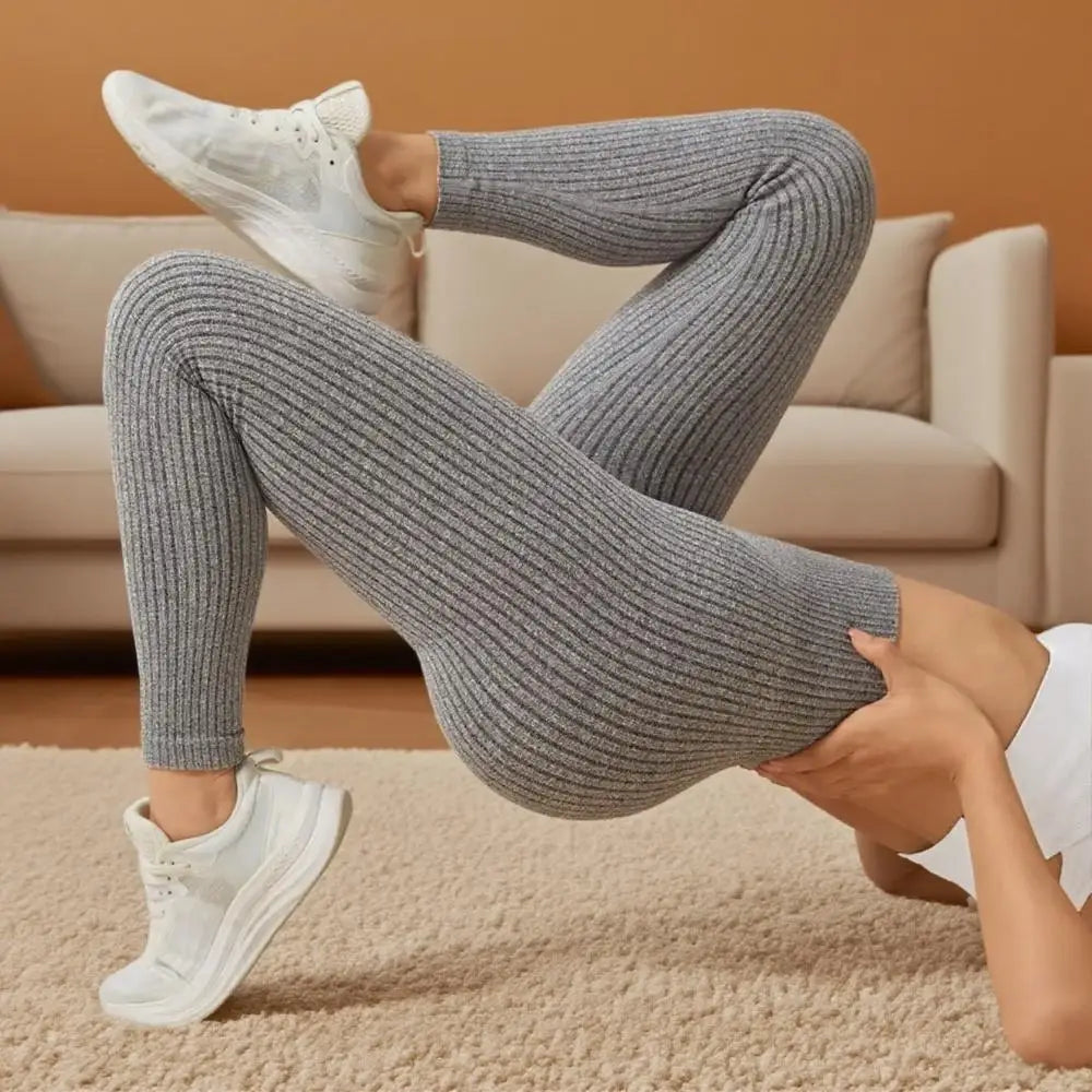Women Sports Leggings Seamless Yoga Pants Tummy Control Sportswear