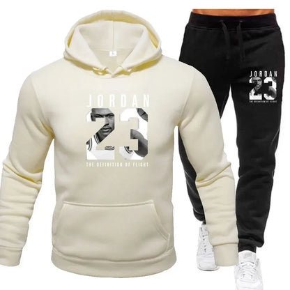 Men's Hoodie and Pants Set - Casual Tracksuit