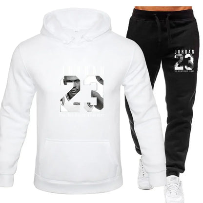 Men's Hoodie and Pants Set - Casual Tracksuit