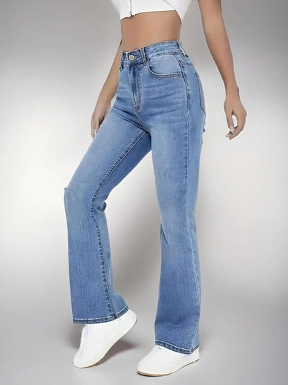 New Women's Hot Jeans Slimming European High Waist